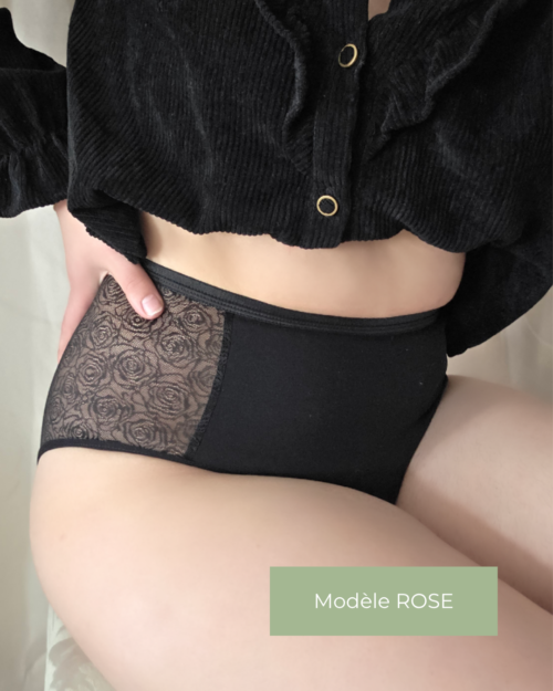 Culotte Menstruelle Pad Amovible Taille Haute | Slip Slap Evolution