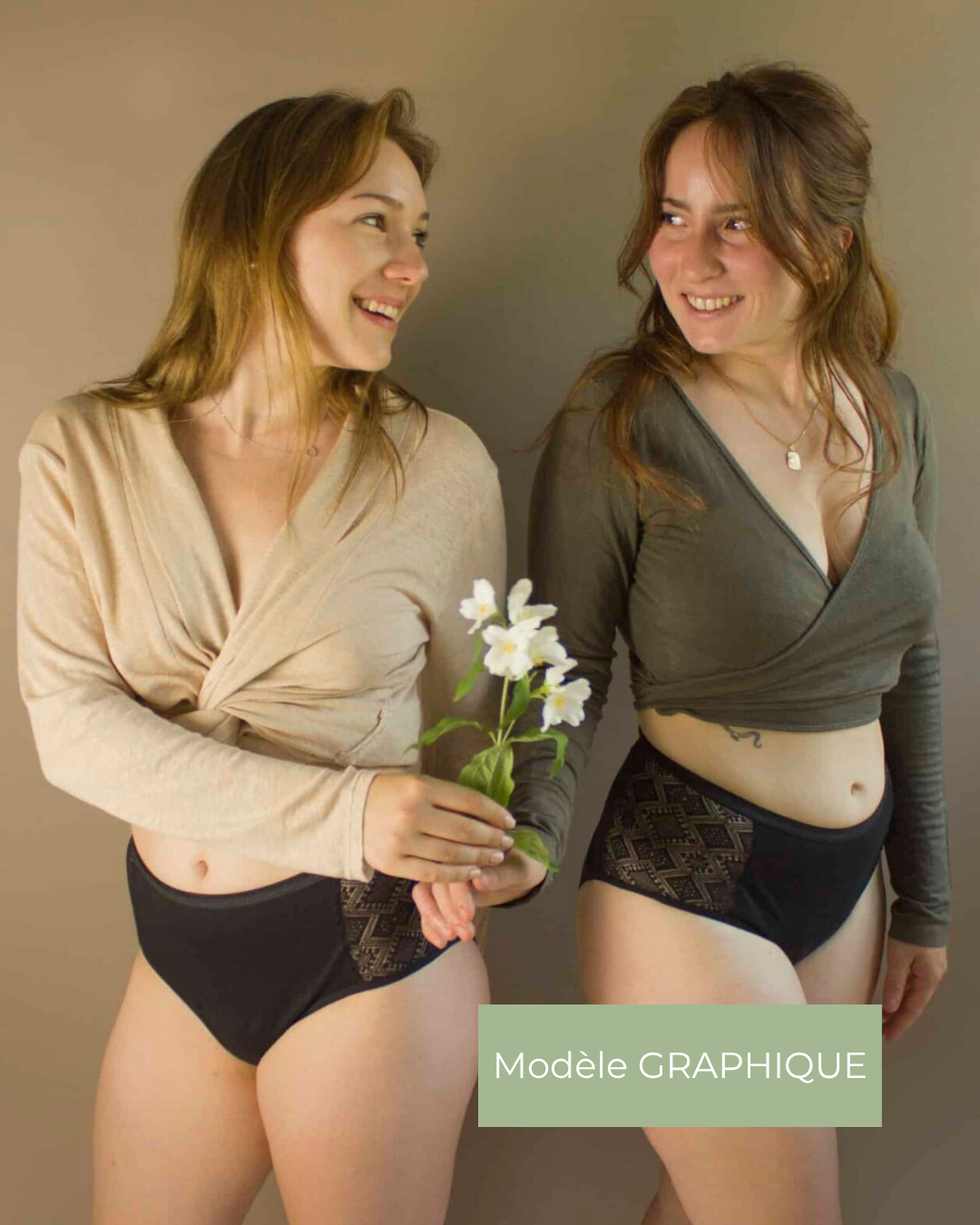 Culotte Menstruelle Pad Amovible Taille Haute | Slip Slap Evolution – Image 2