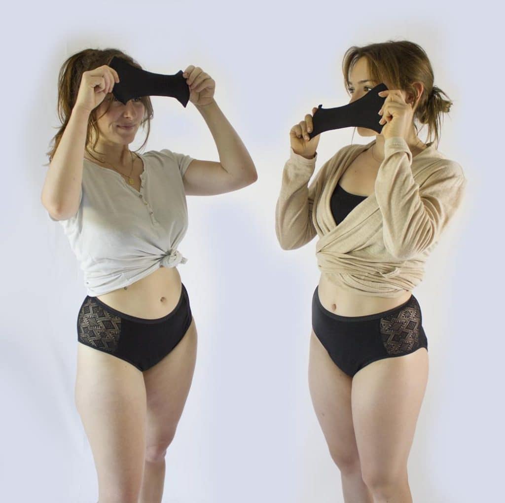 Culotte menstruelle modulable avec inserts