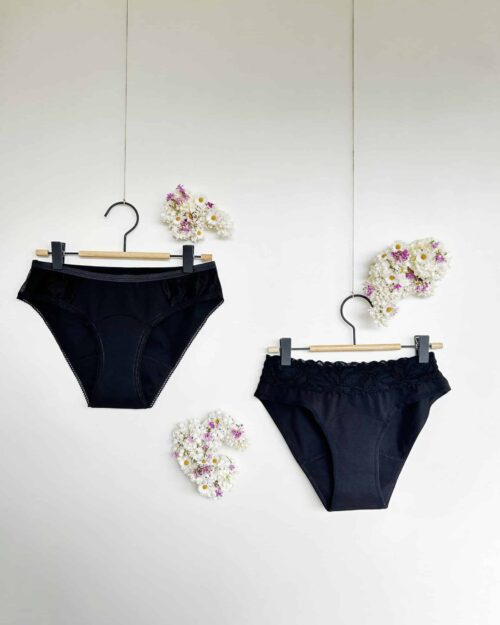 Pack de culottes menstruelles So simple dentelle et Edelso