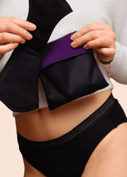 Culotte menstruelle avec inserts interchangeables