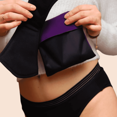 Culotte menstruelle avec inserts interchangeables